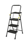 TRITTLEITER BLACK MAX "PLUS" 3 STUFEN MIT WERKZEUGABLAGE