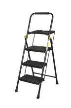 TRITTLEITER BLACK MAX "PLUS" 3 STUFEN MIT WERKZEUGABLAGE
