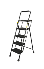 TRITTLEITER BLACK MAX "PLUS" 4 STUFEN MIT WERKZEUGABLAGE